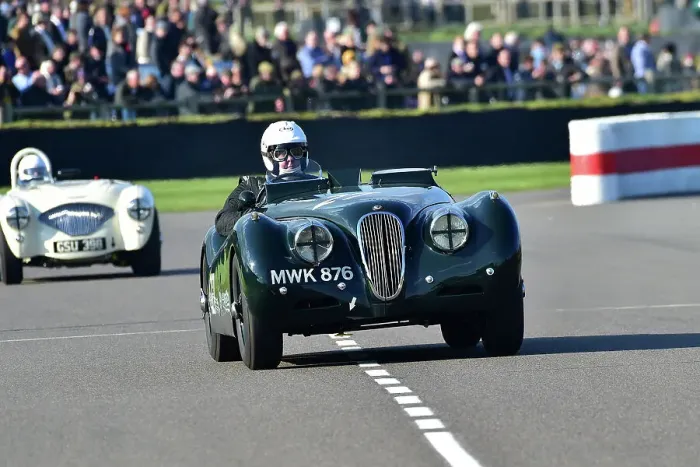 Rights Managed : CM34 4824 David Brazell, Jaguar XK 120