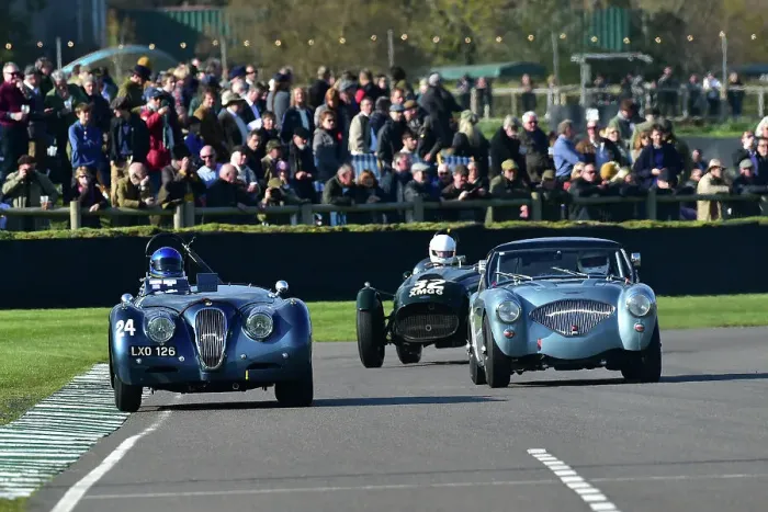 Rights Managed : CM34 4826 Steve Ward, Jaguar XK120, Vincent Jannsens, Austin Healey 100-4 Rights Managed : CM34 4826 Steve Ward, Jaguar XK120, Vincent Jannsens, Austin Healey 100-4