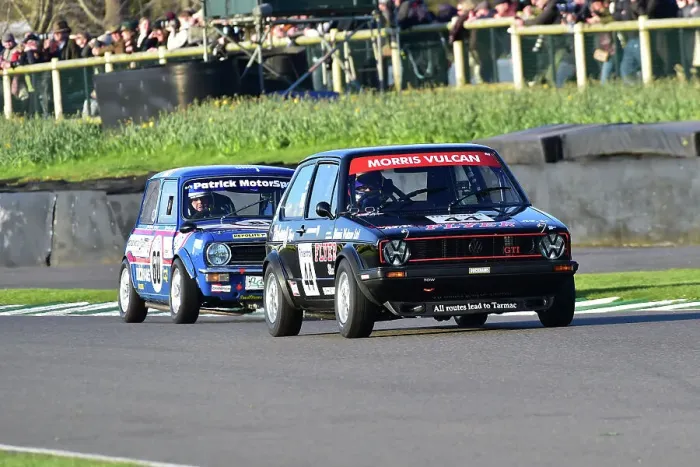 Rights Managed : CM34 4951 Jim Morris, Volkswagen Golf GTi Mk1, Nick Swift, Mini 1275 GT Rights Managed : CM34 4951 Jim Morris, Volkswagen Golf GTi Mk1, Nick Swift, Mini 1275 GT