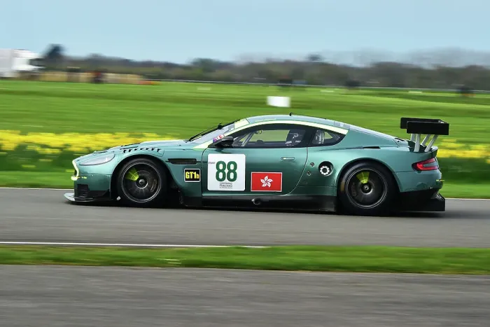 Rights Managed : CM34 5086 Philip Kadoorie, Aston Martin DBR9 Rights Managed : CM34 5086 Philip Kadoorie, Aston Martin DBR9