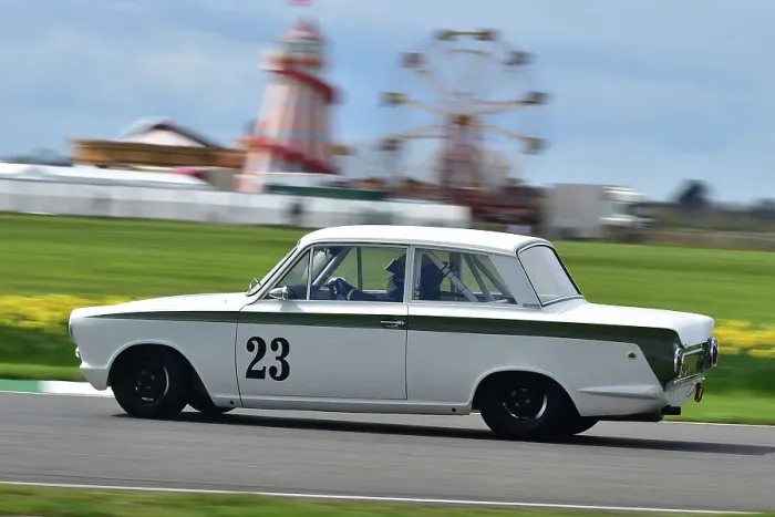 Rights Managed : CM34 5399 Andrea Stortoni, Emanuele Pirro, Ford Lotus Cortina Mk1 Rights Managed : CM34 5399 Andrea Stortoni, Emanuele Pirro, Ford Lotus Cortina Mk1