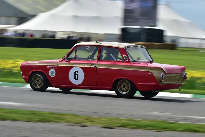 Rights Managed : CM34 5402 Henry Mann, Karun Chandhok, Ford Lotus Cortina Mk1 Rights Managed : CM34 5402 Henry Mann, Karun Chandhok, Ford Lotus Cortina Mk1