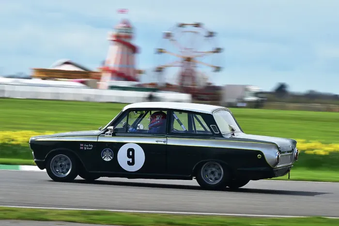 Rights Managed : CM34 5405 Tiff Needell, Jeremy Bailey, Ford Lotus Cortina Mk1 Rights Managed : CM34 5405 Tiff Needell, Jeremy Bailey, Ford Lotus Cortina Mk1