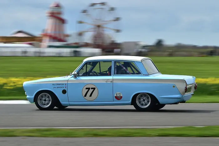 Rights Managed : CM34 5428 Mark Sumpter, Chris Goodwin, Ford Lotus Cortina Mk1 Rights Managed : CM34 5428 Mark Sumpter, Chris Goodwin, Ford Lotus Cortina Mk1