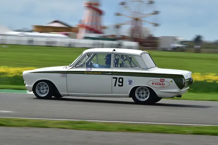 Rights Managed : CM34 5433 Mark Shaw, Dario Franchitti, Ford Lotus Cortina Mk1 Rights Managed : CM34 5433 Mark Shaw, Dario Franchitti, Ford Lotus Cortina Mk1