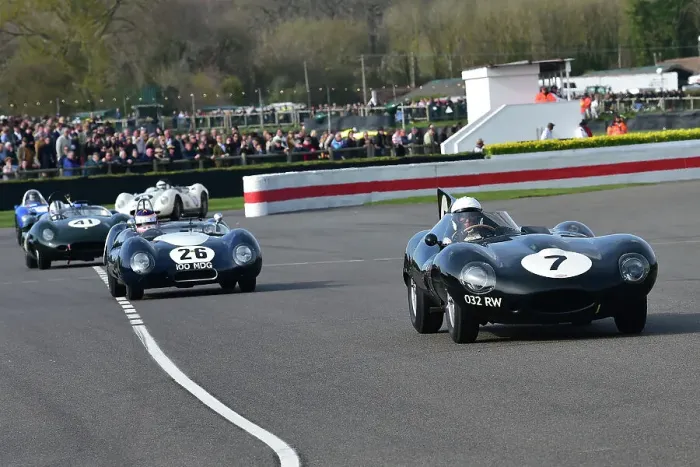 Rights Managed : CM34 5635 Gary Pearson, Jaguar D-Type Long Nose, James Wood, Lotus-Climax 15 Rights Managed : CM34 5635 Gary Pearson, Jaguar D-Type Long Nose, James Wood, Lotus-Climax 15