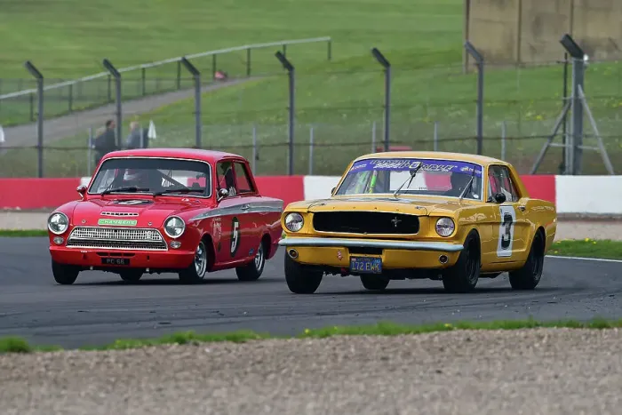 Framed Print : CM34 6116 Peter Hallford, Ford Mustang, Pete Chambers, Lotus Ford Cortina Mk1 Framed Print : CM34 6116 Peter Hallford, Ford Mustang, Pete Chambers, Lotus Ford Cortina Mk1