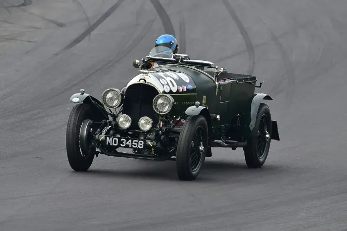 Framed Print : CM34 6170 Steve Ward, Josh Ward, Bentley 4½ litre Framed Print : CM34 6170 Steve Ward, Josh Ward, Bentley 4½ litre