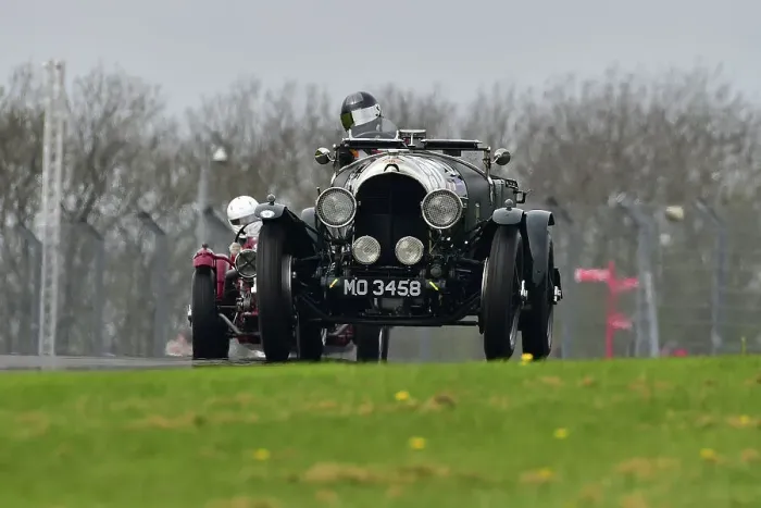 Framed Print : CM34 6305 Steve Ward, Josh Ward, Bentley 4½ litre Framed Print : CM34 6305 Steve Ward, Josh Ward, Bentley 4½ litre