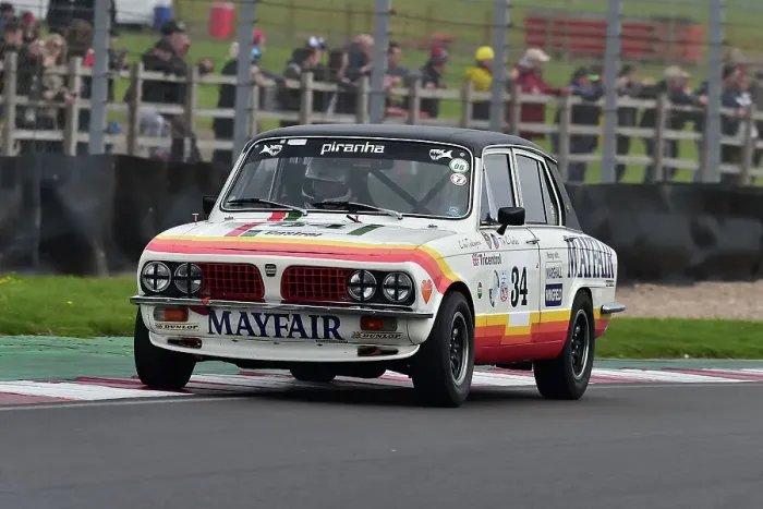Framed Print : CM34 6514 Tim Clarke, Ken Clarke, Triumph Dolomite Sprint