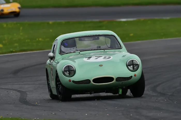 Framed Print : CM34 6702 Samuel Ashby, Austin Healey Speedwell Sprite