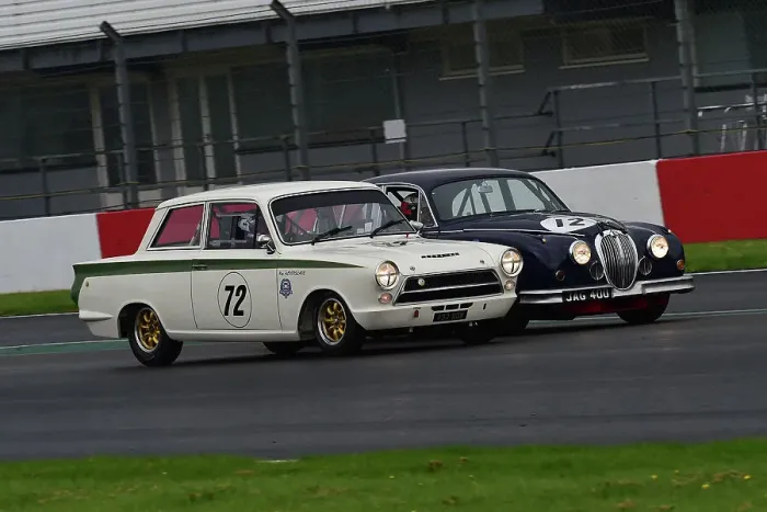 Framed Print : CM34 6930 Roy Alderslade, Lotus Ford Cortina Mk1, Grant Williams, Jaguar Mk2 Framed Print : CM34 6930 Roy Alderslade, Lotus Ford Cortina Mk1, Grant Williams, Jaguar Mk2