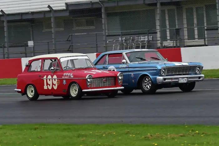 Framed Print : CM34 6944 Chris Clarkson, David Smithies, Ford Falcon Sprint, Robert Burdett, Austin A40 Speedwell