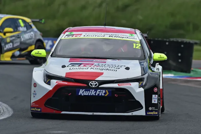 Framed Print : CM34 6947 Rob Huff, Toyota Corolla GR Sport, Toyota Gazoo Racing UK