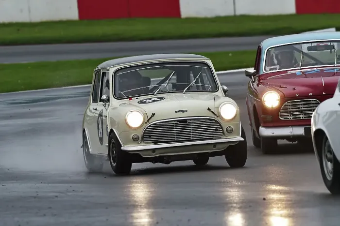 Framed Print : CM34 6962 Tom Bell, Joe Ferguson, Austin Mini Cooper S