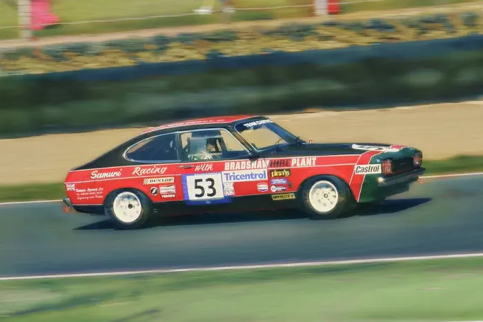 Framed Print : CM34 7859 Richard Locke, Alice Locke, Ford Capri Mk2 3 litre S Framed Print : CM34 7859 Richard Locke, Alice Locke, Ford Capri Mk2 3 litre S