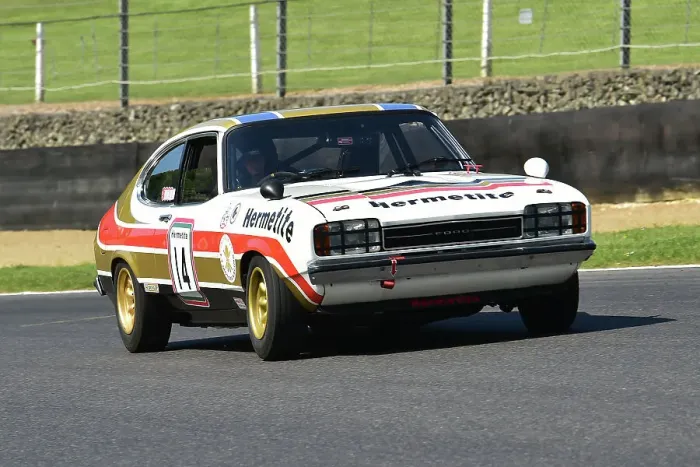 Framed Print : CM34 7948 John Spiers, Nigel Greensall, Ford Capri Hermetite Framed Print : CM34 7948 John Spiers, Nigel Greensall, Ford Capri Hermetite