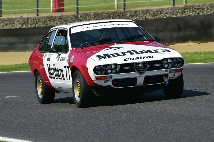 Framed Print : CM34 7965 James Gibbons, Kei Ando, Alfa Romeo Alfetta GTV Framed Print : CM34 7965 James Gibbons, Kei Ando, Alfa Romeo Alfetta GTV