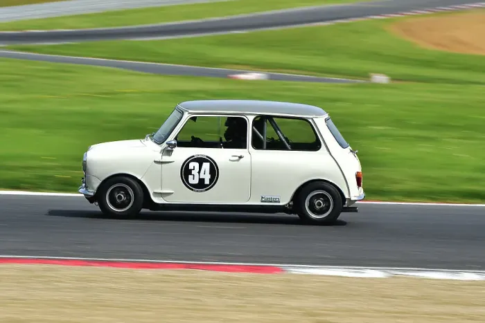 Framed Print : CM34 8134 Tom Bell, Joe Ferguson, Austin Mini Cooper S Framed Print : CM34 8134 Tom Bell, Joe Ferguson, Austin Mini Cooper S