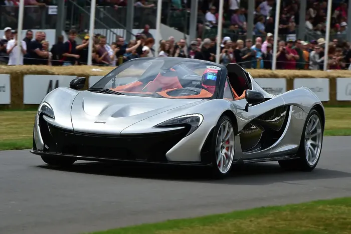 Rights Managed : CM34 8663 Chris Goodwin, Dean Lazante, Alistair MacKinnon, McLaren P1 Spider