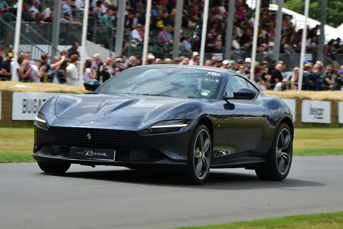 Rights Managed : CM34 8664 Patrick Blakeney-Edwards, Edward Morris, Edward Norfolk, Ferrari Roma S-A Coupe Rights Managed : CM34 8664 Patrick Blakeney-Edwards, Edward Morris, Edward Norfolk, Ferrari Roma S-A Coupe