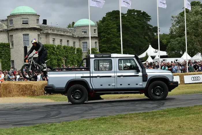 Rights Managed : CM34 8744 INEOS Grenadier Quartermaster, Dougie Lampkin Rights Managed : CM34 8744 INEOS Grenadier Quartermaster, Dougie Lampkin