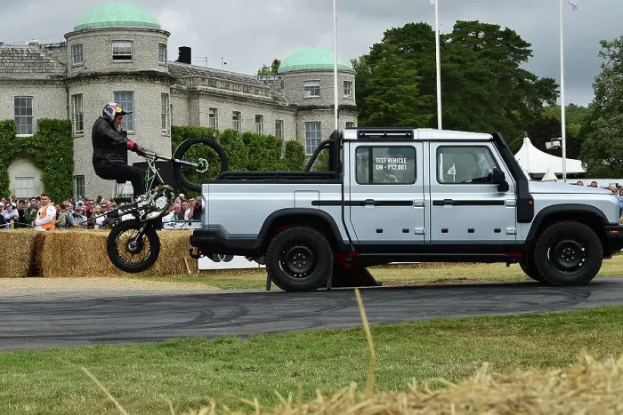 Rights Managed : CM34 8757 INEOS Grenadier Quartermaster, Dougie Lampkin Rights Managed : CM34 8757 INEOS Grenadier Quartermaster, Dougie Lampkin