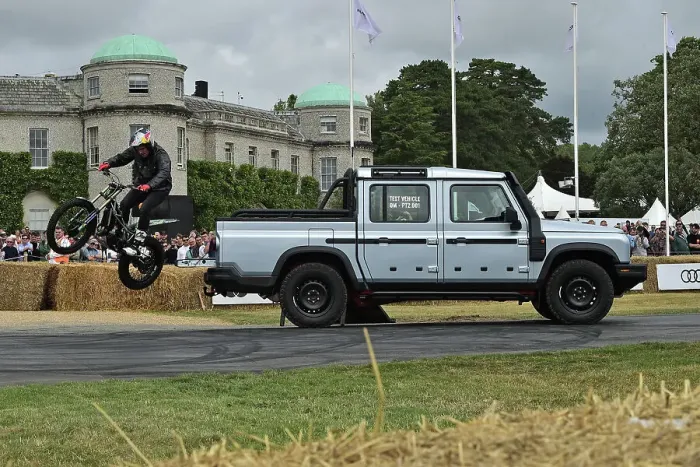 Rights Managed : CM34 8774 INEOS Grenadier Quartermaster, Dougie Lampkin