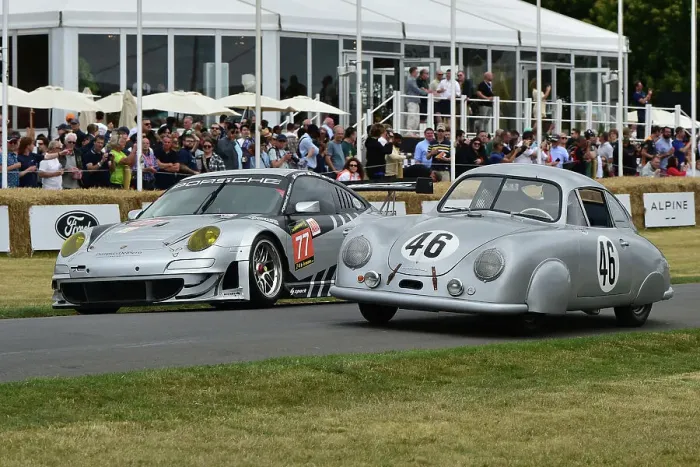 Rights Managed : CM34 8817 Paul McLean, Porsche 911 GT3 RSR, Karta Singh-Healy, Porsche 356 Gmund SL