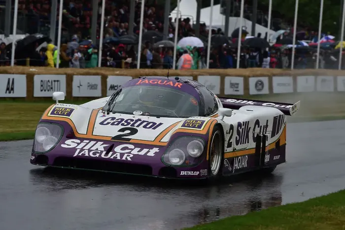Rights Managed : CM34 9310 Martin Brundle, Jaguar XJR9 LM