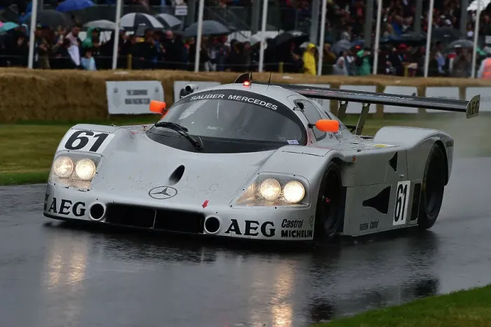 Rights Managed : CM34 9313 Karl Wendlinger, Elliott Cole, Sauber-Mercedes C9