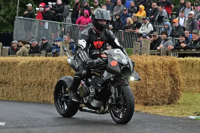 Rights Managed : CM34 9910 Jody Millhouse, Triumph Supercharged Speed Triple Drift