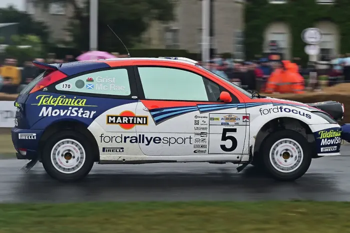 Rights Managed : CM35 0481 James Martin, Ford Focus WRC Rights Managed : CM35 0481 James Martin, Ford Focus WRC