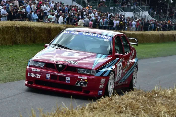 Rights Managed : CM35 0774 Kuno Schar, Alfa Romeo 155 ITC Rights Managed : CM35 0774 Kuno Schar, Alfa Romeo 155 ITC