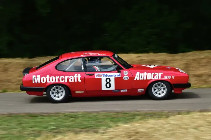Rights Managed : CM35 1074 Mike Whitaker, Ford Capri III 3 litre S Rights Managed : CM35 1074 Mike Whitaker, Ford Capri III 3 litre S