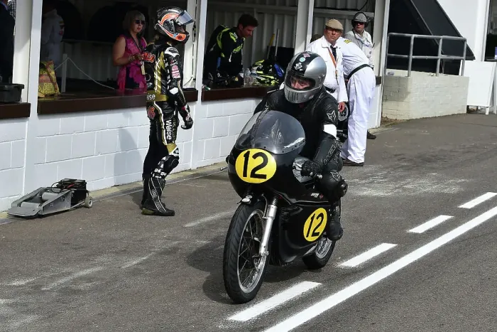 Rights Managed : CM35 1444 Ian Bain, Steve Brogan, Norton Manx 30M Rights Managed : CM35 1444 Ian Bain, Steve Brogan, Norton Manx 30M