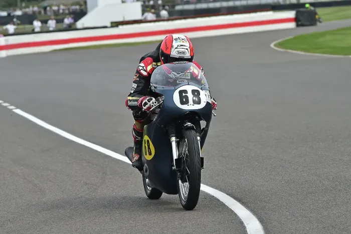 Rights Managed : CM35 1484 Michael Russell, Michael Rutter, Norton Manx 30M Rights Managed : CM35 1484 Michael Russell, Michael Rutter, Norton Manx 30M