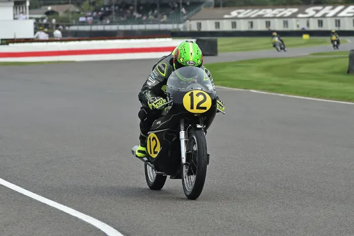 Rights Managed : CM35 1486 Ian Bain, Steve Brogan, Norton Manx 30M