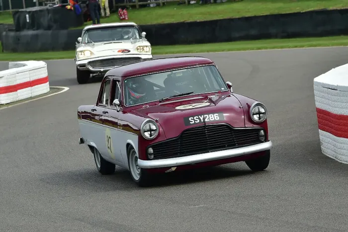 Rights Managed : CM35 1669 Theo Paphitis, Gary Paffett, Ford Zodiac MkII Rights Managed : CM35 1669 Theo Paphitis, Gary Paffett, Ford Zodiac MkII