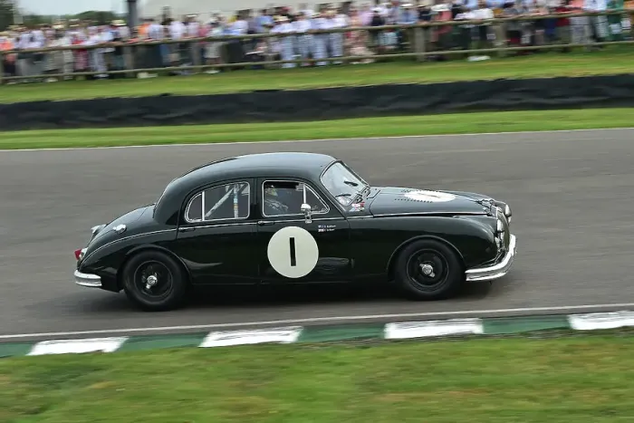 Rights Managed : CM35 1696 David Brabham, Cameron Jackson, Jaguar Mk1 Rights Managed : CM35 1696 David Brabham, Cameron Jackson, Jaguar Mk1