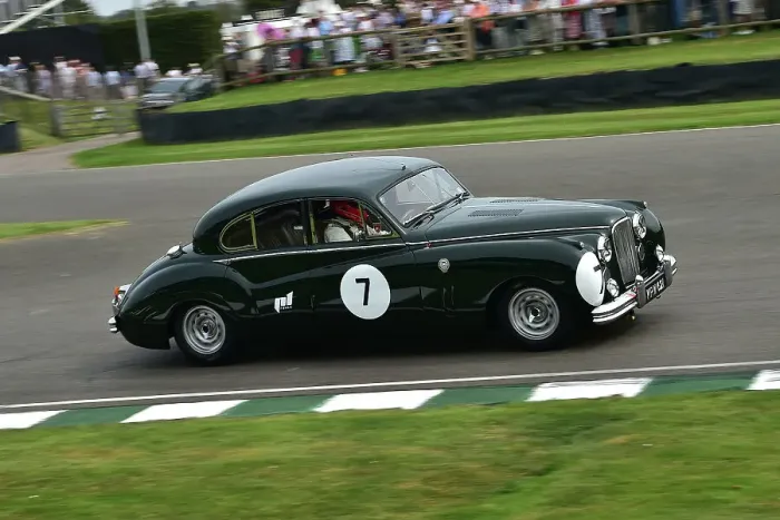 Rights Managed : CM35 1721 Rowan Atkinson, Duncan Pittaway, Jaguar MKVII Rights Managed : CM35 1721 Rowan Atkinson, Duncan Pittaway, Jaguar MKVII