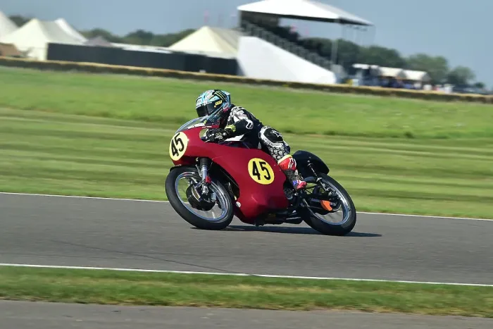 Rights Managed : CM35 2124 John McGuinness, Sebastian Perez, Matchless G50