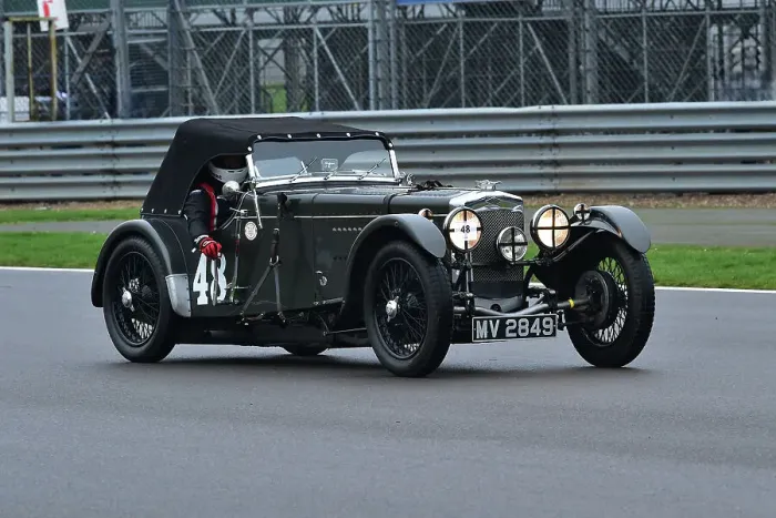 Framed Print : CM35 2489 Theo Hunt, Frazer Nash TT replica Framed Print : CM35 2489 Theo Hunt, Frazer Nash TT replica