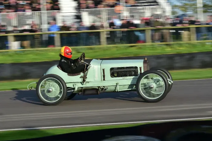 Rights Managed : CM35 3653 Hughie Walker, Delage GP Voiturette Rights Managed : CM35 3653 Hughie Walker, Delage GP Voiturette