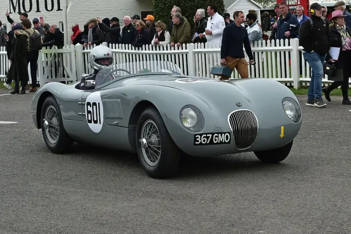 Rights Managed : CM35 4696 Chris Keith-Lucas, Jaguar C-Type Rights Managed : CM35 4696 Chris Keith-Lucas, Jaguar C-Type