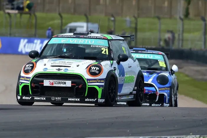 Framed Print : CM35 4906 Nathan Edwards, Mini JCW, EXCELR8 Motorsport