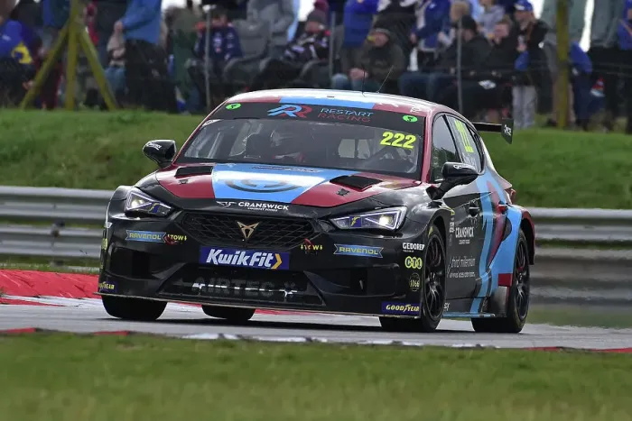 Framed Print : CM35 6429 Chris Smiley, Cupra Leon, Restart Racing