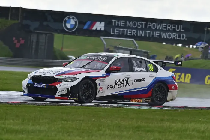 Framed Print : CM35 6490 Adam Morgan, BMW 330e M Sport, Team BMW