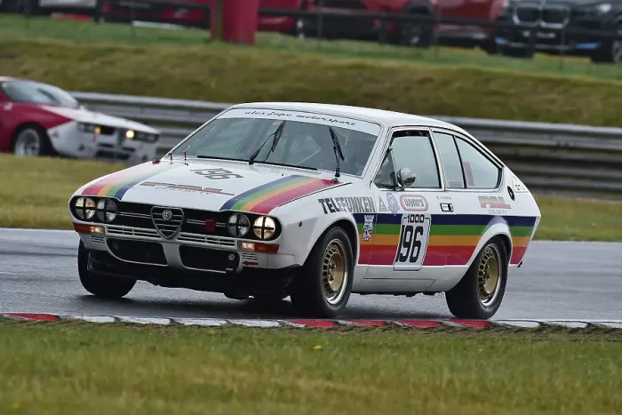 Framed Print : CM35 9275 Jonny Horsfield, Alfa Romeo Alfetta GTV