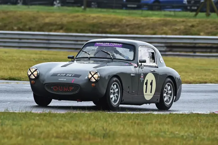 Framed Print : CM35 9301 Ding Boston, Austin Healey Sebring Sprite